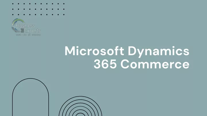 microsoft dynamics 365 commerce