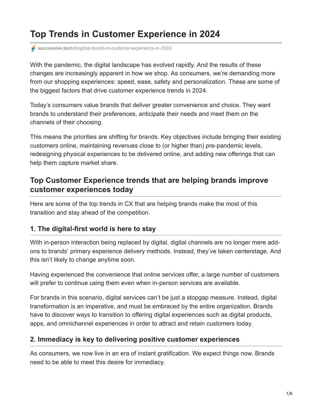 PPT - Top Trends in Customer Experience in 2024 PowerPoint Presentation ...
