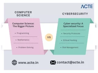 Between computer science and cyber security