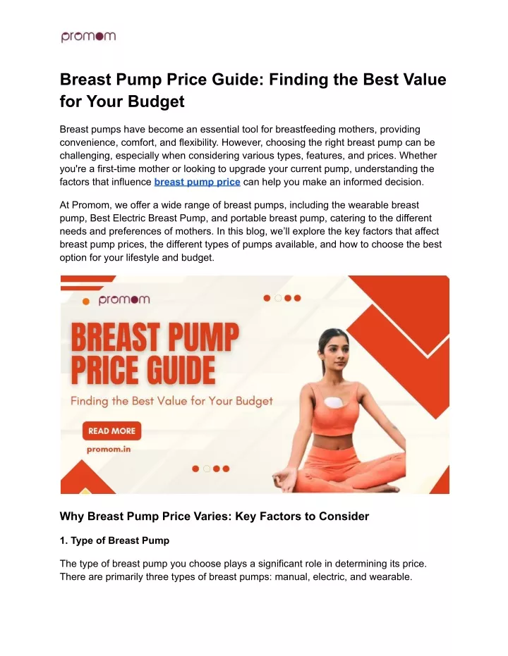 breast pump price guide finding the best value