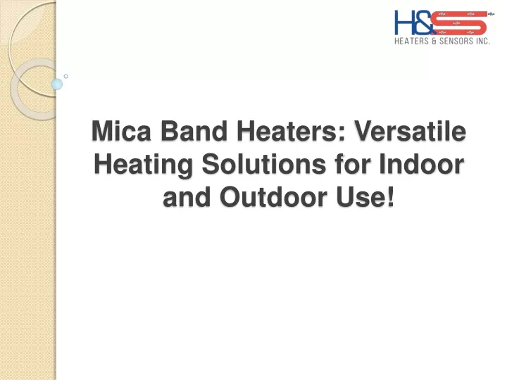 mica band heaters versatile heating solutions for indoor and outdoor use