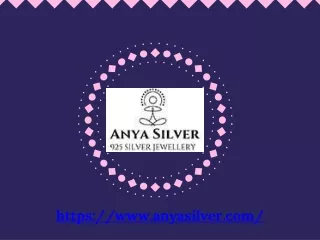 The Exquisite Anyasilver Jewellery Collection