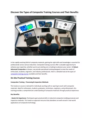 Discover the Types of Composite Training Courses and Their Benefits