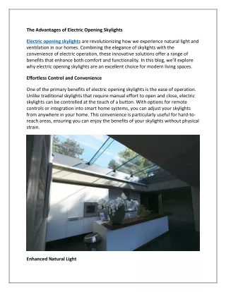 Sliding Roof Lights 3