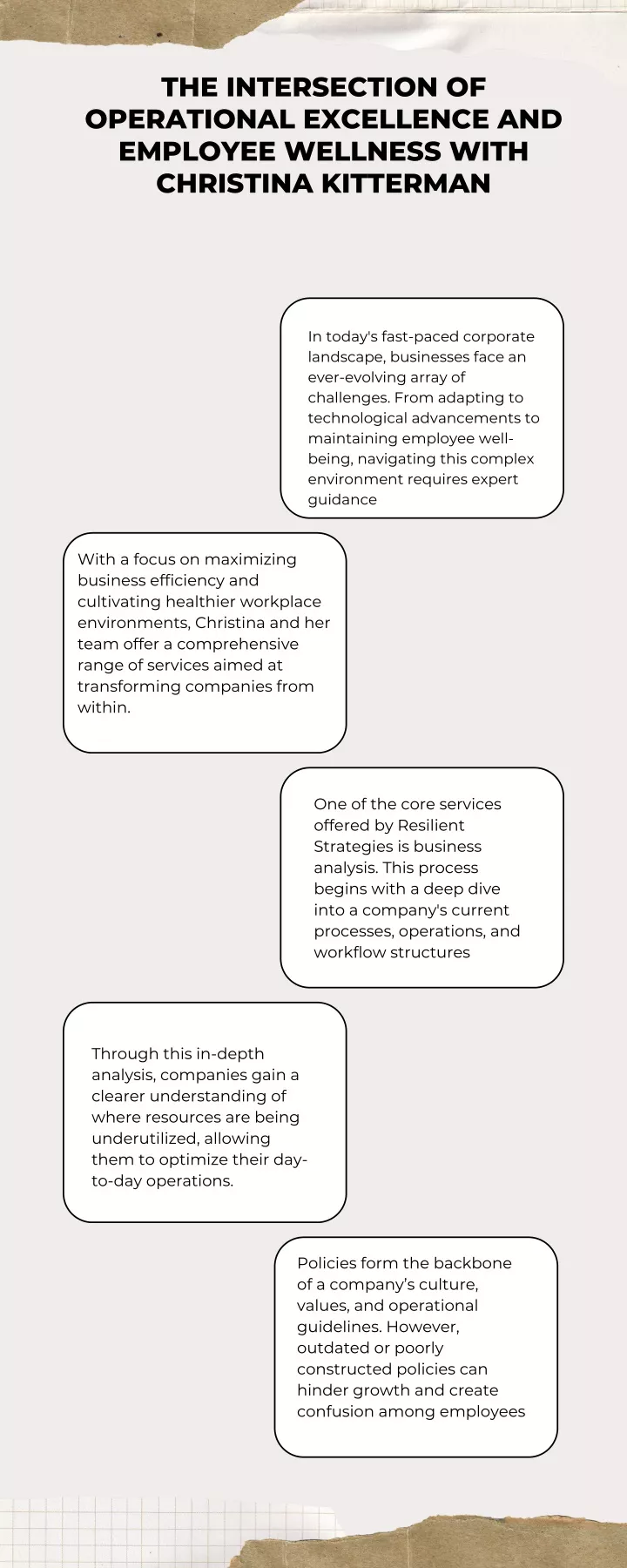 the intersection of operational excellence