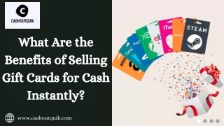 Sell Gift Cards for Cash Instantly | CashOutQuik