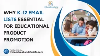 why k 12 email lists essential for educational