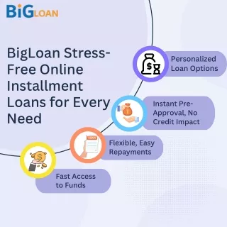 Get Affordable Installment Loans Online with BigLoan