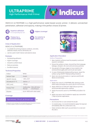 ultraprime high performance wall primer