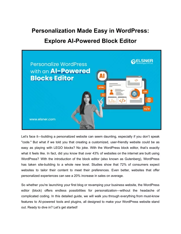 personalization made easy in wordpress