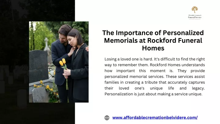 the importance of personalized memorials