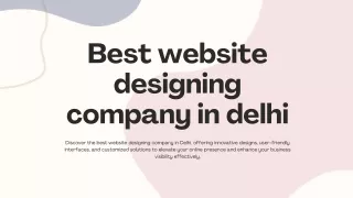 best website designing company in delhi
