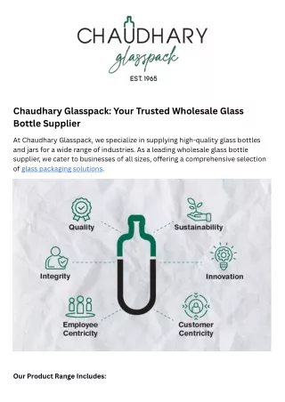 Chaudhary Glasspack Your Trusted Wholesale Glass Bottle Supplier (3) (1)