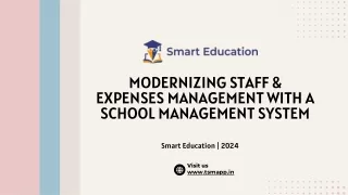 modernizing staff expenses management with