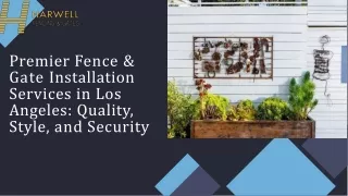 Top Fence and Gate Company in Los Angeles