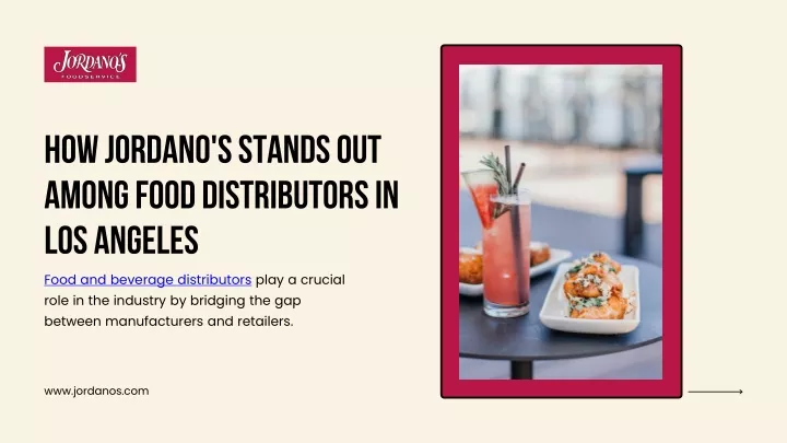 how jordano s stands out among food distributors