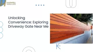 Harwell Fencing and Gate