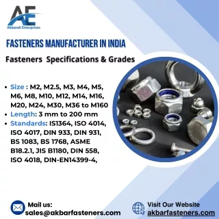 fasteners manufacturer in india fasteners