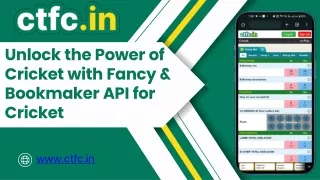 unlock the power of cricket with fancy bookmaker
