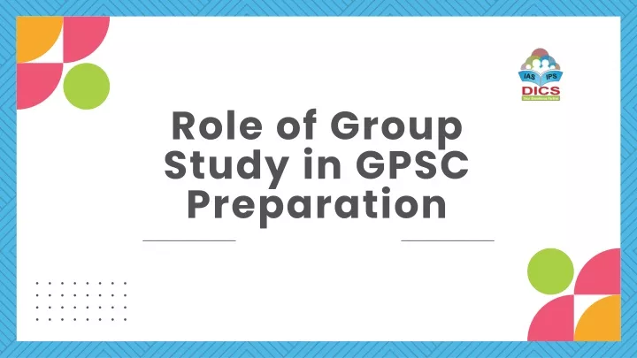 role of group study in gpsc preparation