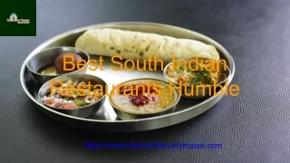 Best South Indian Restaurants Humble