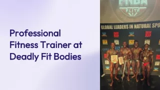 Become Your Best Self with a Professional Fitness Trainer