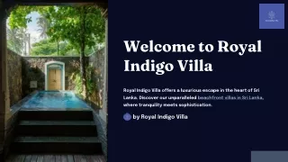 Book Your Stay at Stunning Beach Front Villas in Sri Lanka