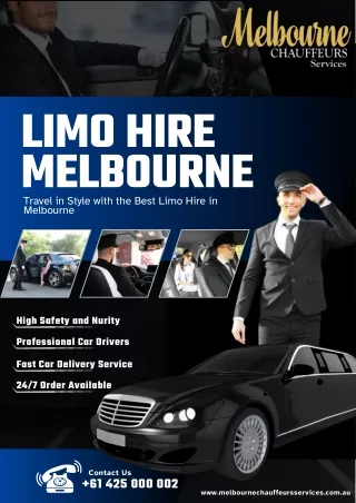 Hire Best Limo Service in Melbourne Airport