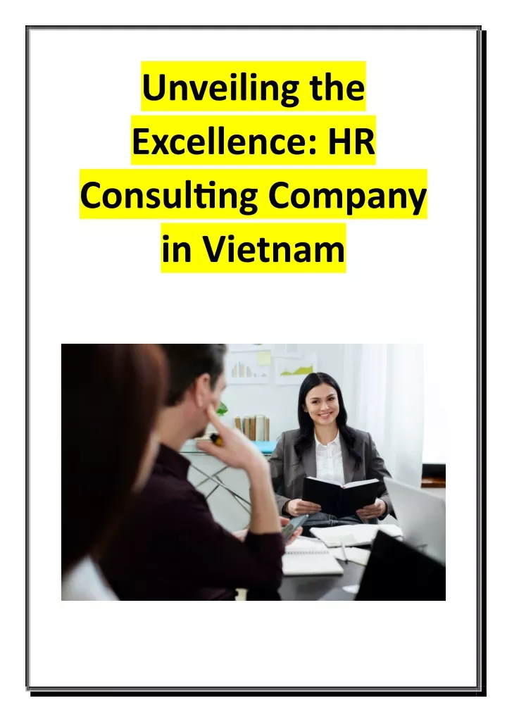 unveiling the excellence hr consulting company