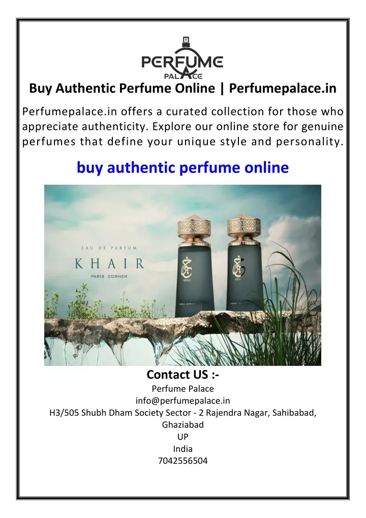 buy authentic perfume online perfumepalace in