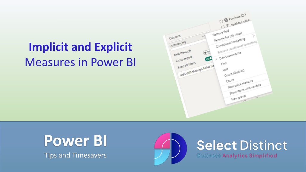 Ppt implicit and explicit measures in power bi powerpoint