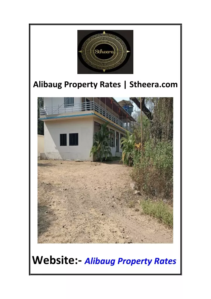 alibaug property rates stheera com