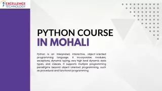 python course in mohali