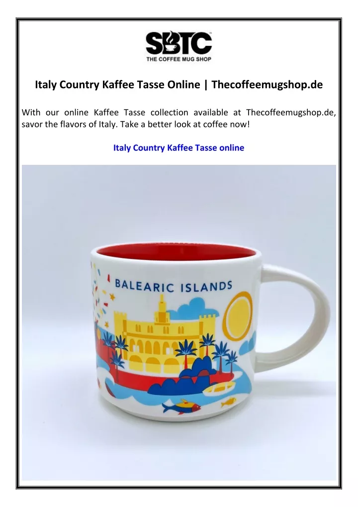 italy country kaffee tasse online