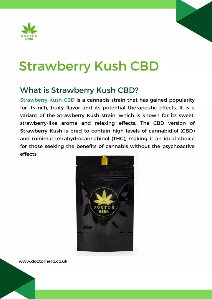 strawberry kush cbd