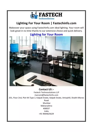lighting for your room fastechinfo com