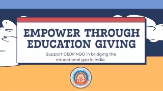 Empower Through Education Giving
