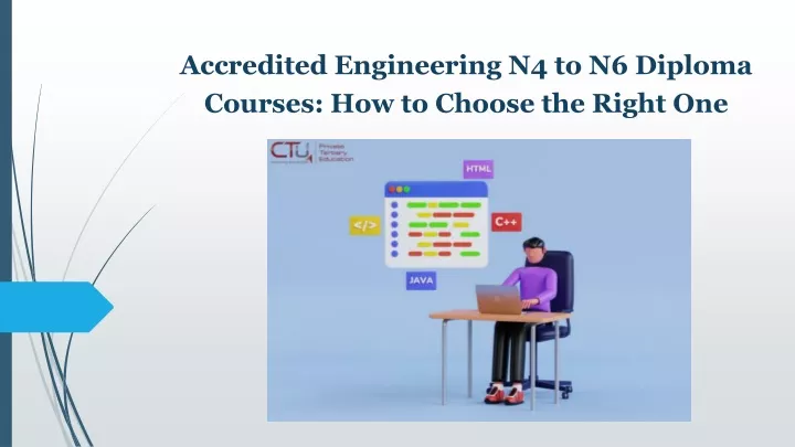 accredited engineering n4 to n6 diploma courses