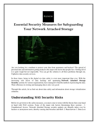 essential security measures for safeguarding your