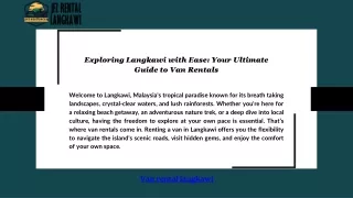 exploring langkawi with ease your ultimate guide