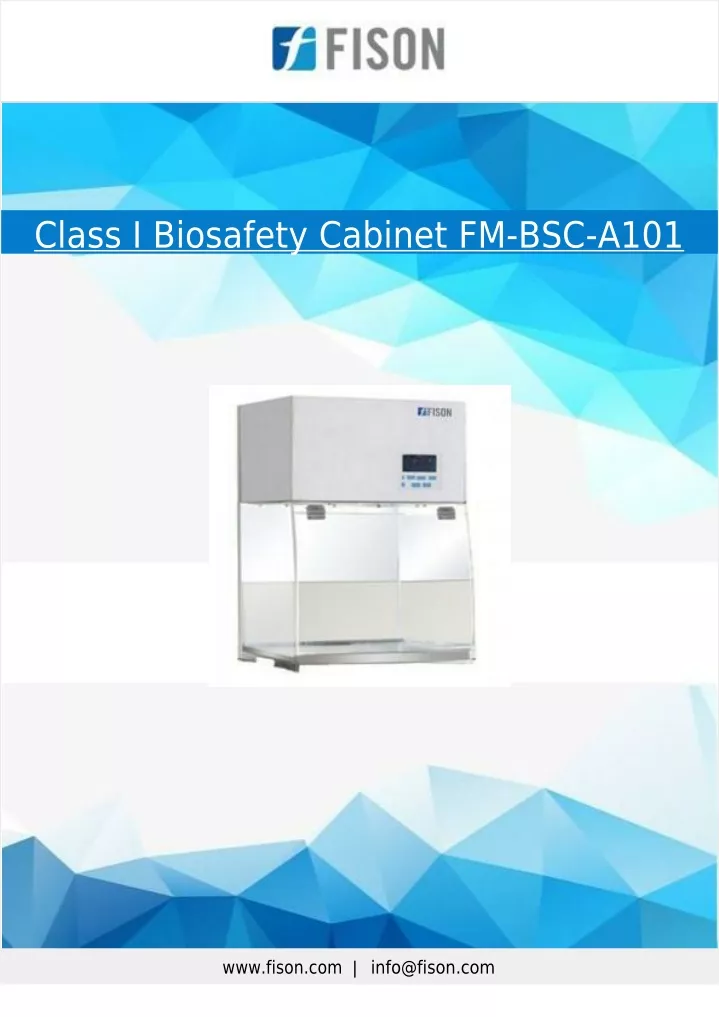 class i biosafety cabinet fm bsc a101 www fison