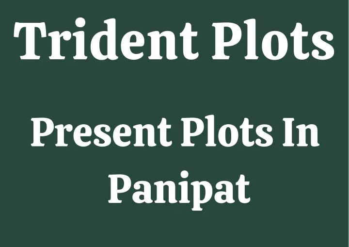 trident plots