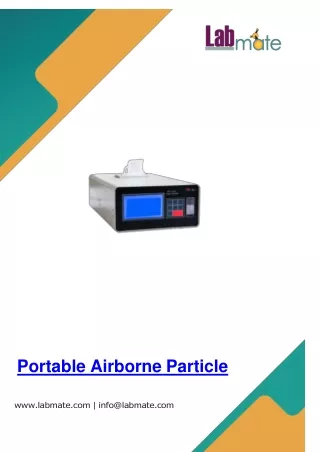 portable airborne particle