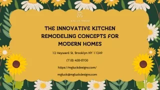 The Innovative Kitchen Remodeling Concepts for Modern Homes