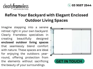 Refine Your Backyard with Elegant Enclosed Outdoor Living Spaces (1)