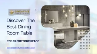 Discover The Best Dining Room Table Styles For Your Space