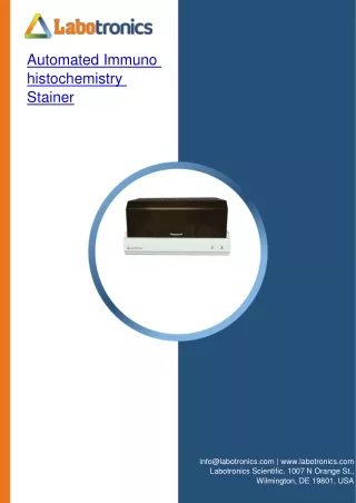 automated immuno histochemistr y stainer