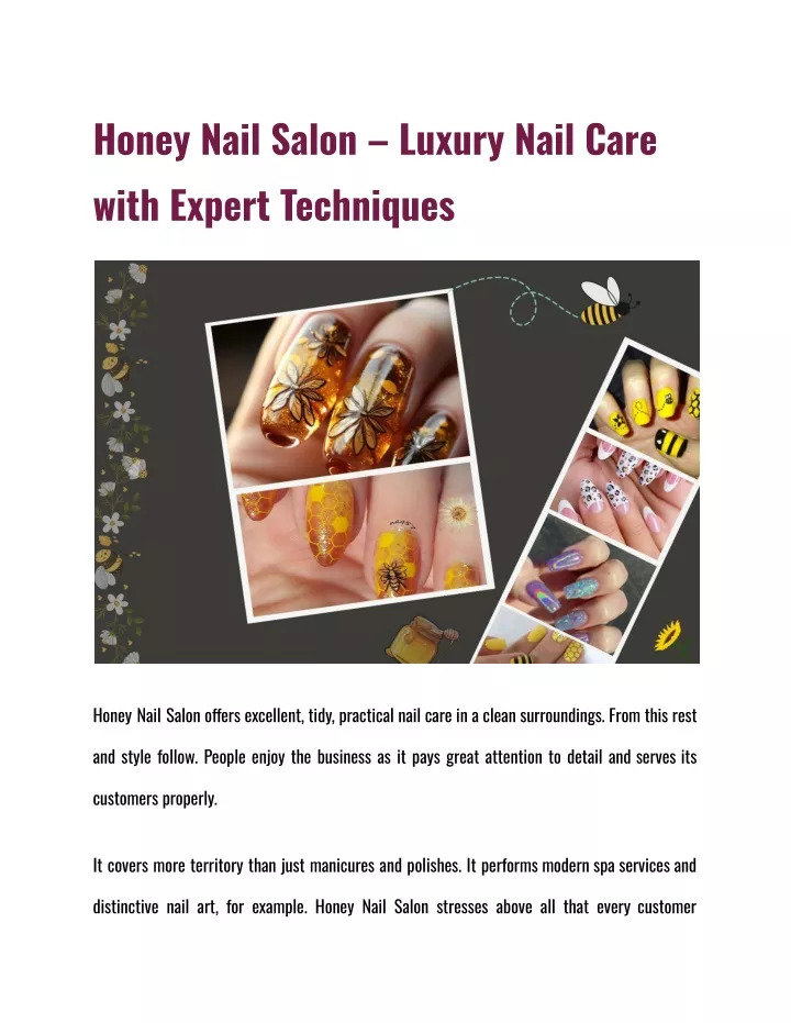 honey nail salon luxury nail care with expert