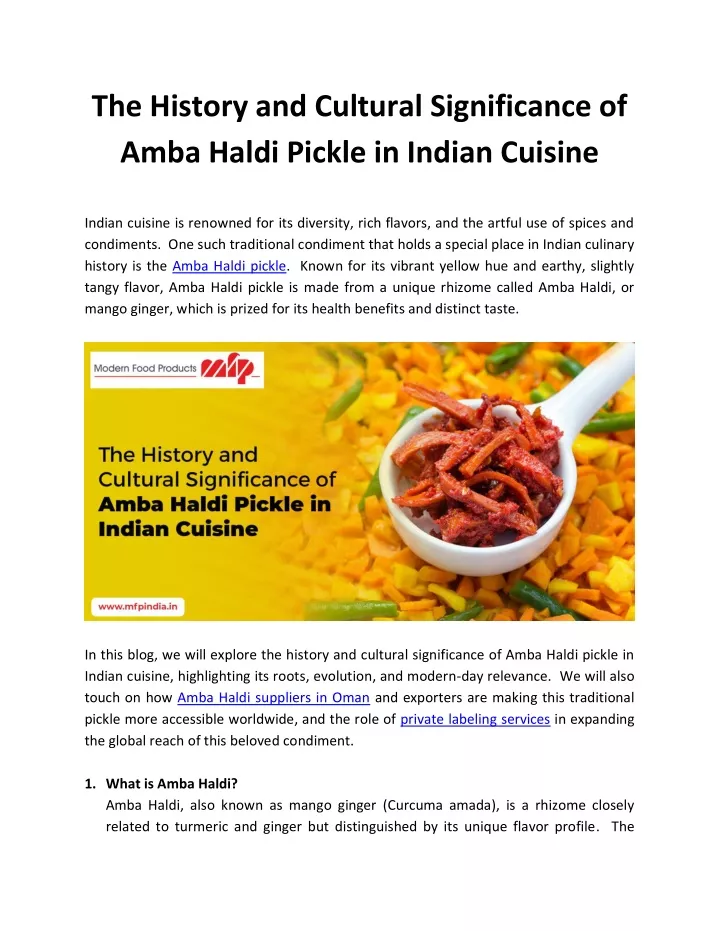 the history and cultural significance of amba