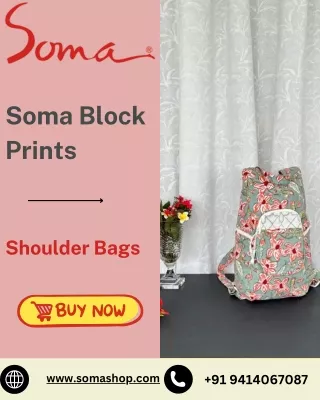 Block Print Shoulder Bag